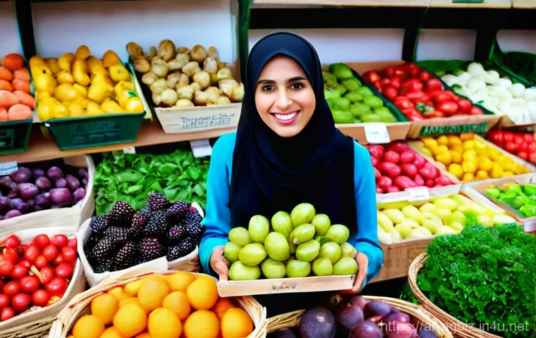 농업경영사 자격증 취득의 장점 - **Prompt 2: Sustainable Resource Management in Action**
    "A diligent Arab farming family, includi...
